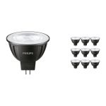 Mehrfachpackung 10x Philips Master LED Spot GU5.3 MR16 7.5W 621lm 24D - 930 Warmweiß | Höchste Farbwiedergabe - Dimmbar - Ersatz für 50W