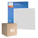 Mehrfachpackung 4x Philips LED Panel CoreLine RC132V 26W 3600lm - 840 Kaltweiß | 60x60cm - UGR <22