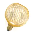 Osram Decor Eben Lamp In Metall Gehäuse LED E27 Globe Matt Gold 3.5W 300lm - 827 Extra Warmweiß | Ersatz Für 25W