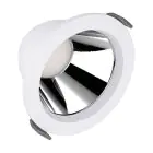 Ledvance LED Downlight Comfort Aluminium Weiß 13W 1430lm 55D - 930-940 CCT | 116mm - Ausschnitt 100mm - IP44 - Höchste Farbwiedergabe - UGR