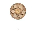 Good&Mojo Wandleuchte Andros Natural/Weiß | Geeignet für 1x E27 