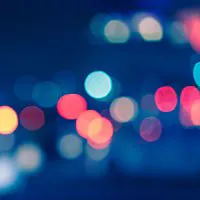 Lichtspektrum mit unscharfen Farben 