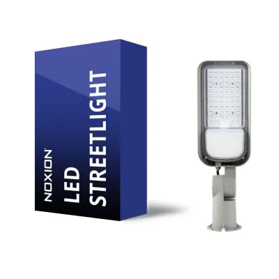 Noxion Led-Stra&szlig;enbeleuchtung 50W 6000lm 70x140D - 740 Kaltwei&szlig; | IP65 - Lichtsensor - Asymmetrisch